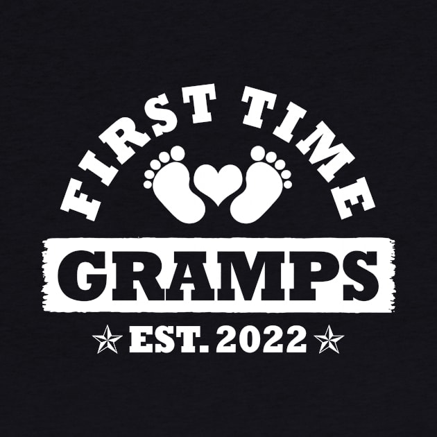 First Time Gramps Est 2022 Funny Father's Day Gift by Penda